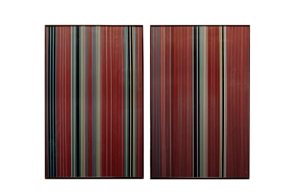 Pintura em Vidro 1.10 X 0.70M CADA