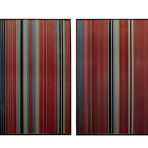 Pintura em Vidro 1.10 X 0.70M CADA